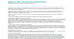 Desktop Screenshot of conseil-en-audiovisuel.com